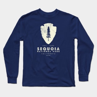 Sequoia National Park - Tree Arrowhead Long Sleeve T-Shirt